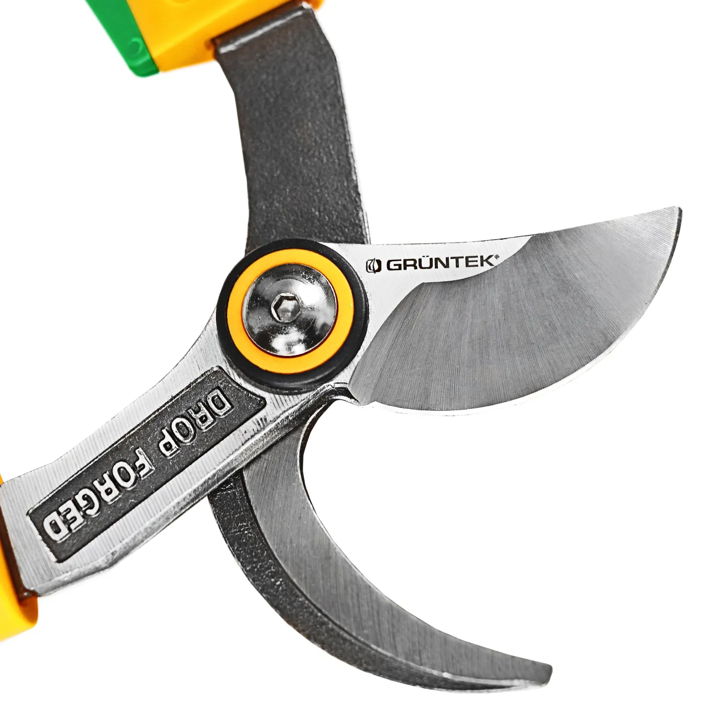 GRÜNTEK Professionelle geschmiedete Astschere X-25, 650 mm, scharfe und Bequeme Bypass Baumschere