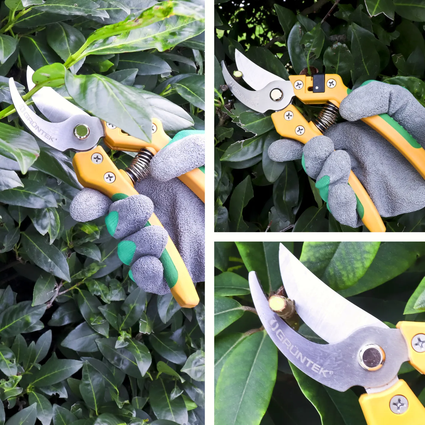 GRÜNTEK Gartenschere ALBATROSS breit, Comfort Bypass