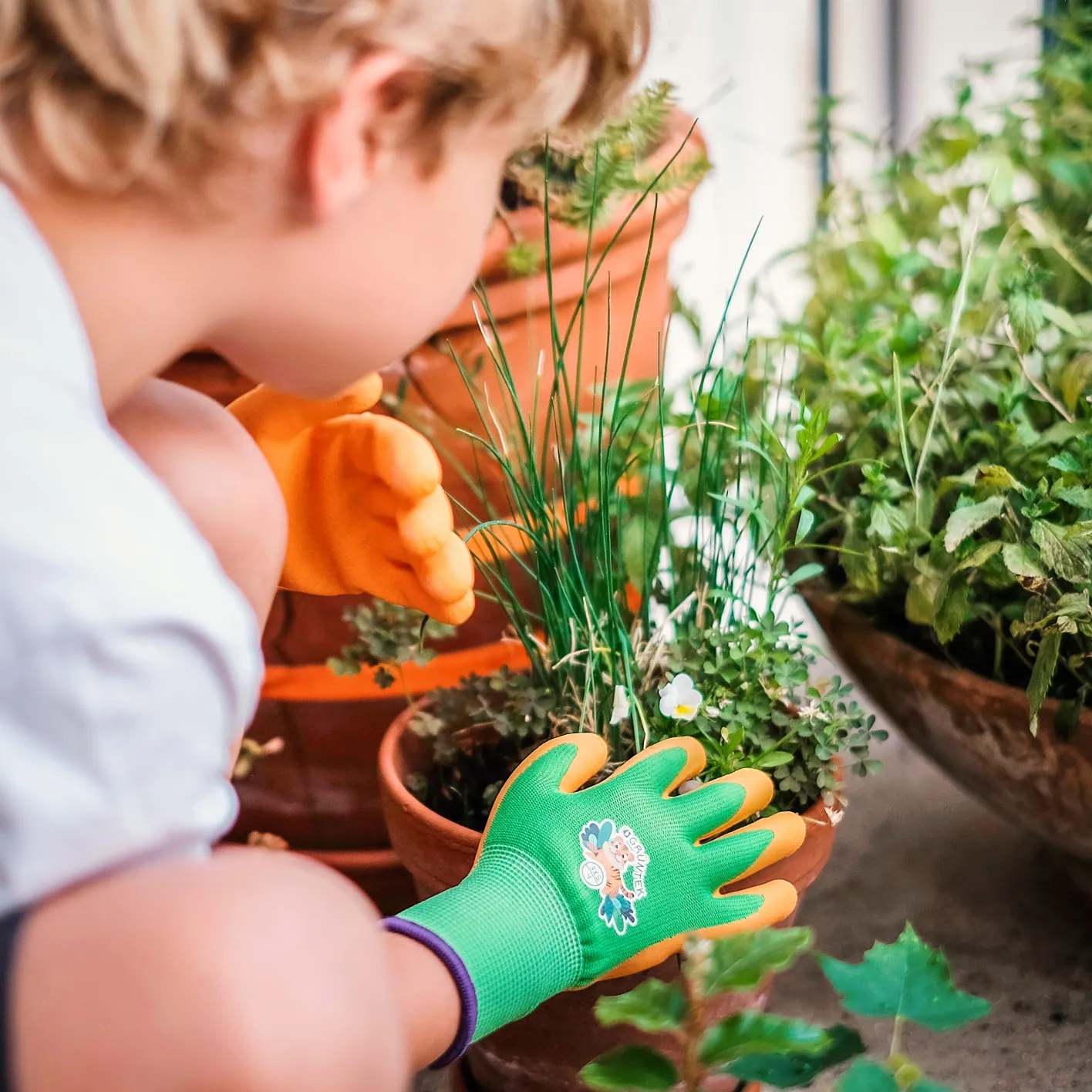 Kinder-Gartenhandschuhe 4 Paar