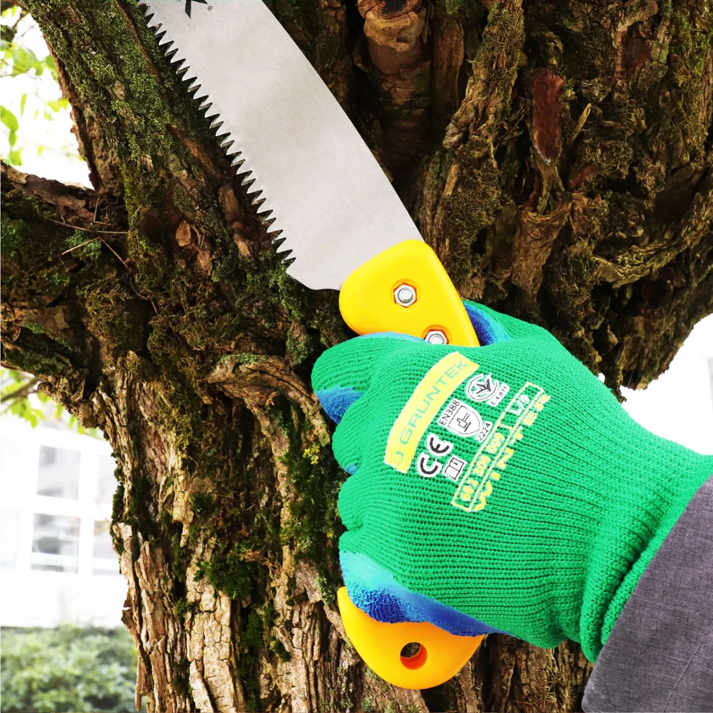 GRÜNTEK 4 Paar THERMO Garten-Handschuhe für Gebrauch im Herbst und Winter mit Thermofutter für Herren und Damen