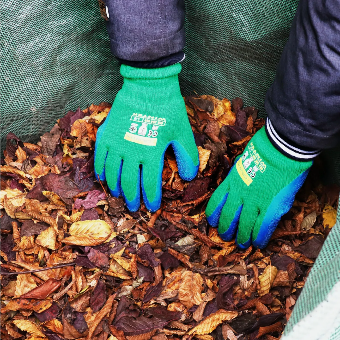 GRÜNTEK 4 Paar THERMO Garten-Handschuhe für Gebrauch im Herbst und Winter mit Thermofutter für Herren und Damen