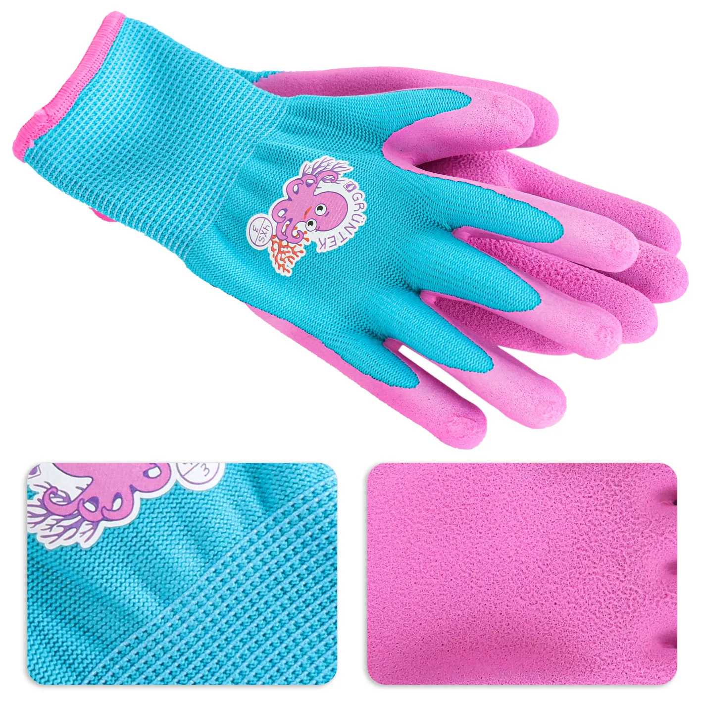 Kinder-Gartenhandschuhe 4 Paar