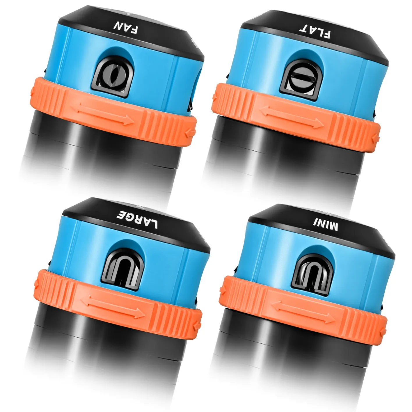 GRÜNTEK 4-facher Multifunktions-Kreisregner. Großflächiger optimale Gartenbewässerung Regner mit Sektoreinstellung 30°- 360° 