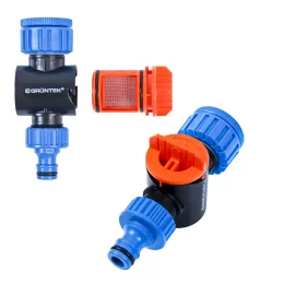 GRÜNTEK Edelstahl-Filter-Schnellentnahme ideal für Garten für 1/2' und 3/4' Wasserhahn 