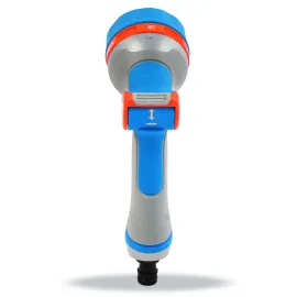 GRÜNTEK Ultraleichte Handbrause Garten Multibrause mit 5 Strahlarten, mit ergonomischem Griff und komfortabler Daumensteuerung, universeller Schnellanschluss